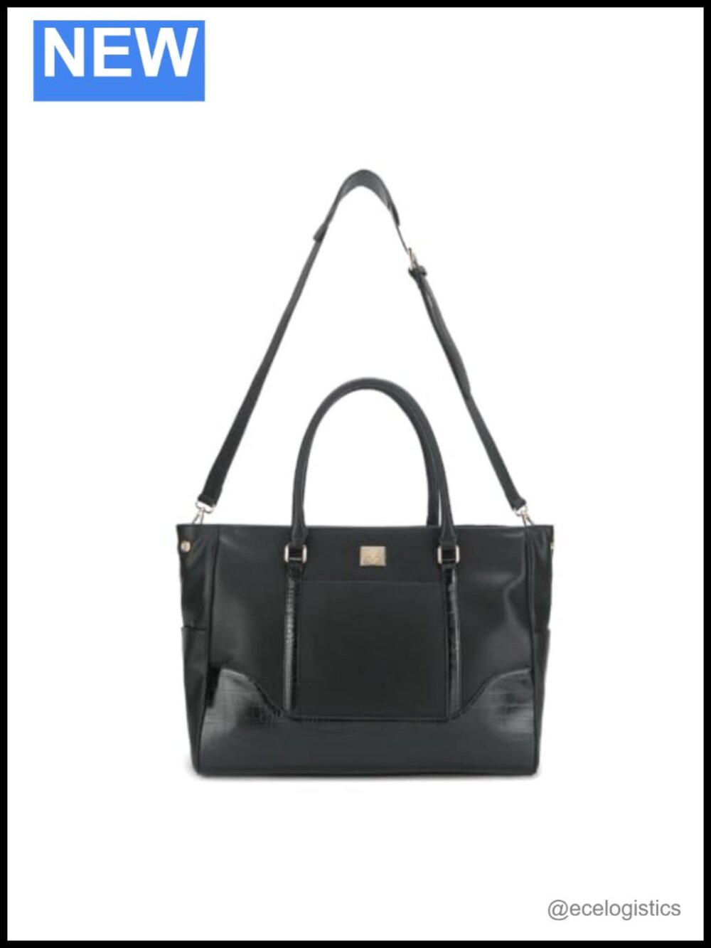 HARE & ROSE Weekender Travel Gym Shopping Vegan/PU Leather